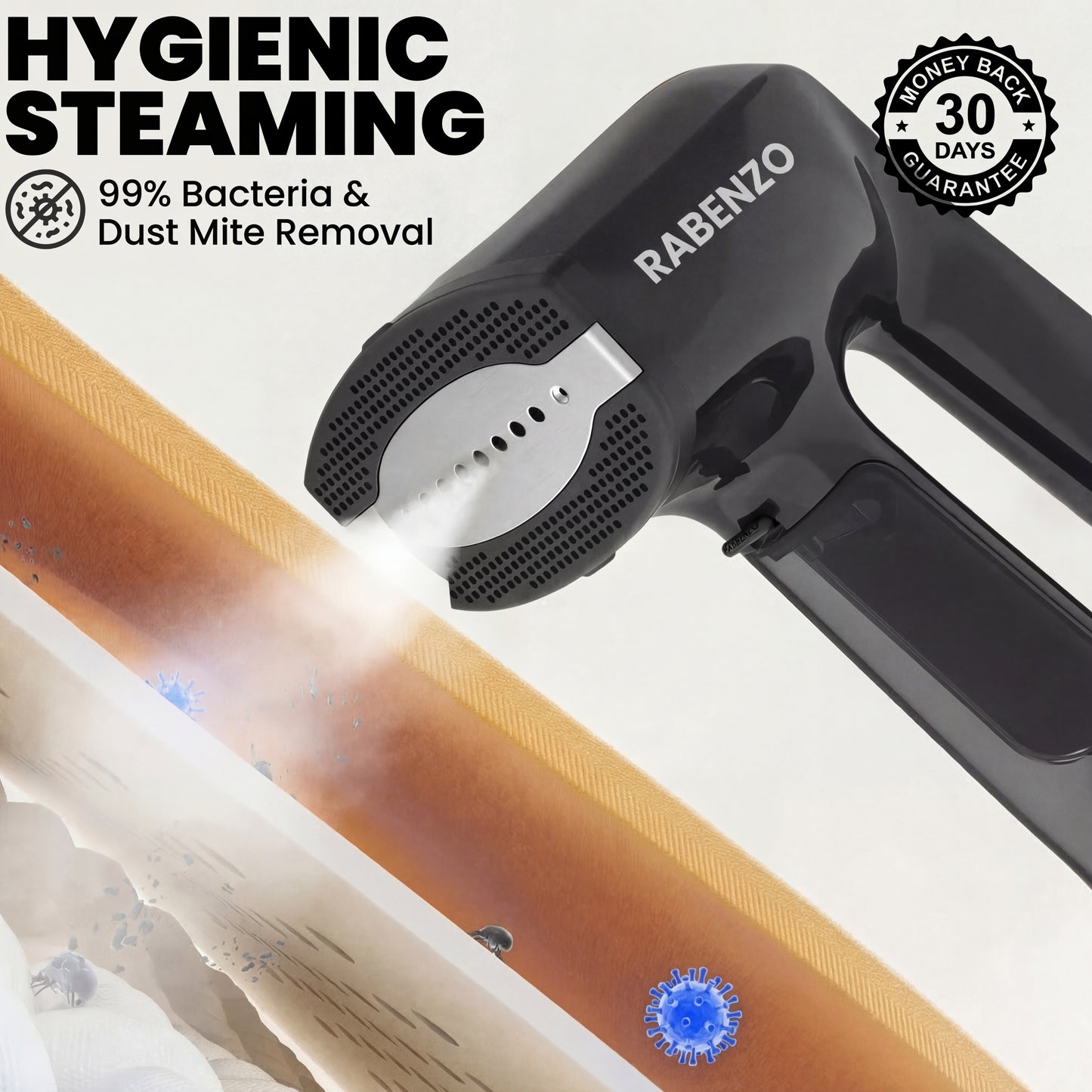 Get Wrinkle-Free Clothes in 30 Seconds — No ironing board. No stress