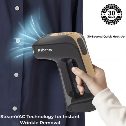 Get Wrinkle-Free Clothes in 30 Seconds — No ironing board. No stress