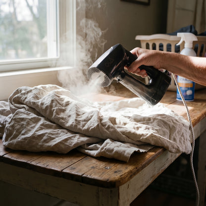 Get Wrinkle-Free Clothes in 30 Seconds — No ironing board. No stress