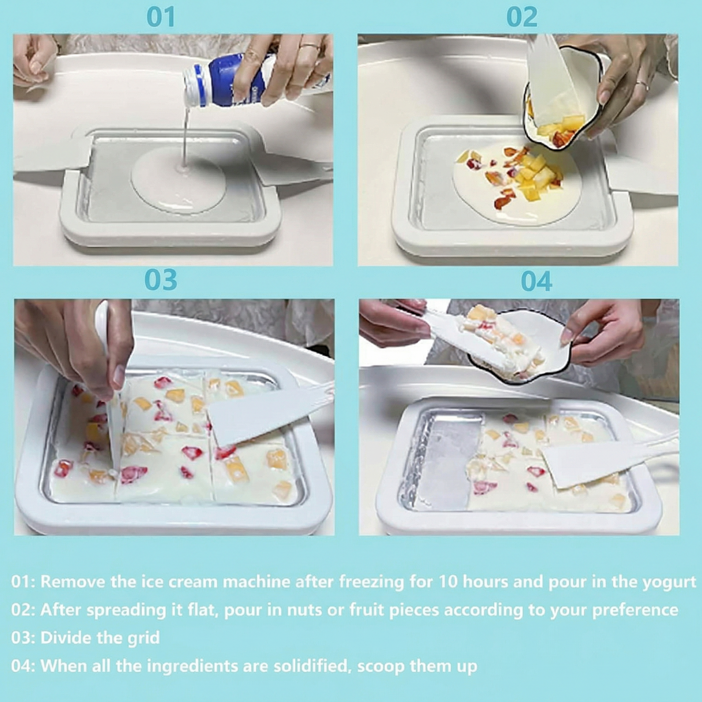 Ice Cream Maker Tray